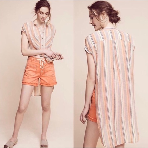 Anthropologie Holding Horses Merida Striped Tunic Top - Picture 3 of 16